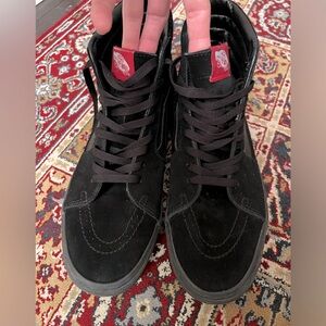 Vans Sk8-Hi Skate Shoe - Black Monochrome